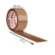 Brown, 40microns, Round, Self adhesive, Tapes, 48mm x 65m, Pack of 12