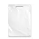 White, 60gsm, D Cut, Non woven, Shopping, Bags, 12in x 16in, Pack of 100