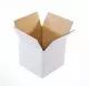 Unprinted, White, 03ply, Universal, Corrugated, Multipurpose, Boxes, 9in x 7in x 7in, Pack of 500