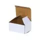 White, 03ply, Reverse Tuck In, Corrugated, Multipurpose, Boxes, 4in x 4in x 2in, Pack of 25