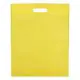 Yellow, 60gsm, D Cut, Non woven, Shopping, Bags, 10in x 14in, Pack of 100